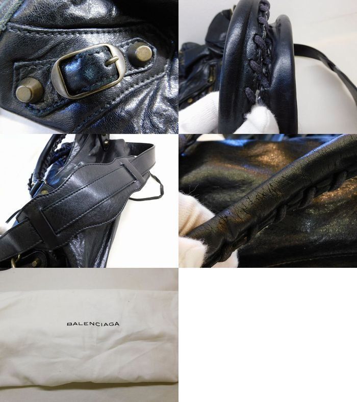 Balenciaga the City 2-Way Black Handbag — view 6
