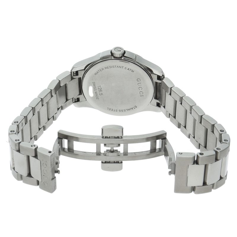 Gucci G-Timeless Watch 126.5 SS Black — view 6