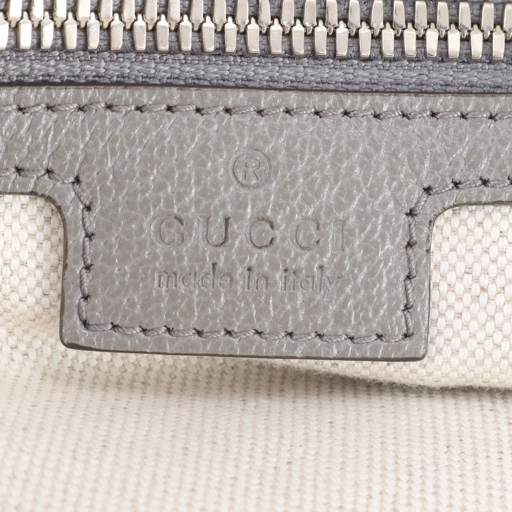 Gucci Leather Canvas 2-Way Tote Bag Shoulder Business — view 8