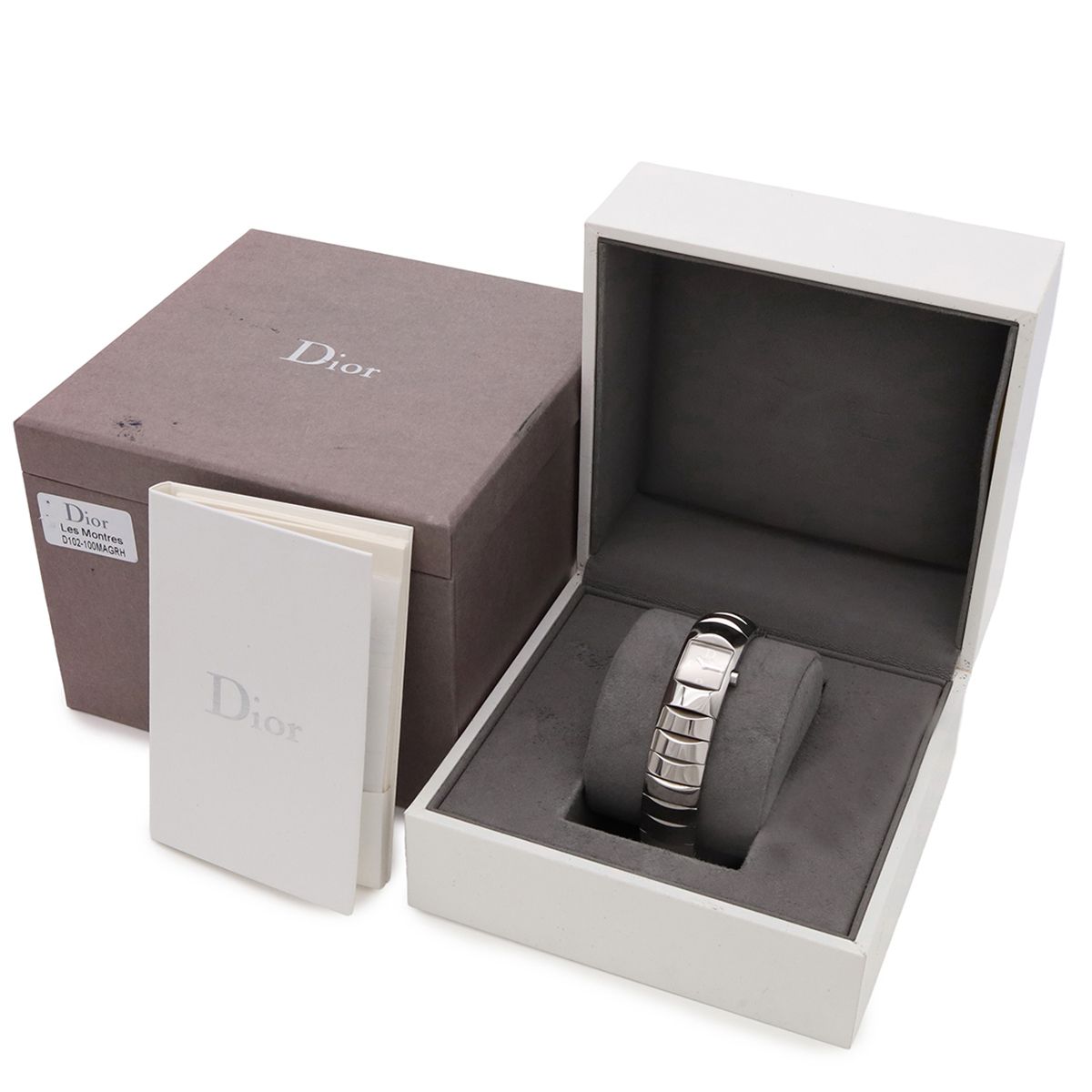 Dior Ific Silver Dial SS Quartz Watch — view 8
