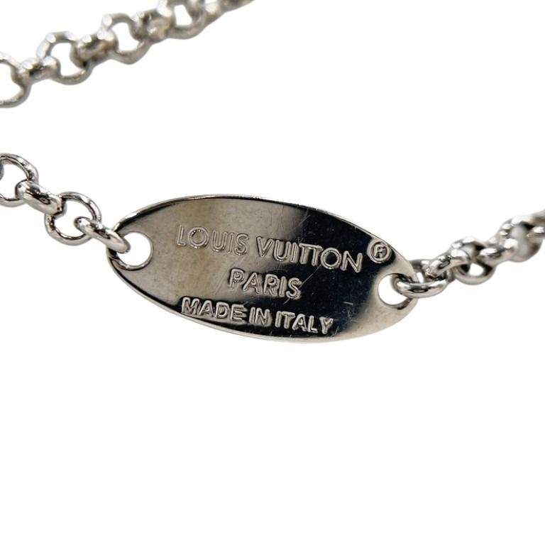 Louis Vuitton Necklace Ready LV Silver Metal — view 5