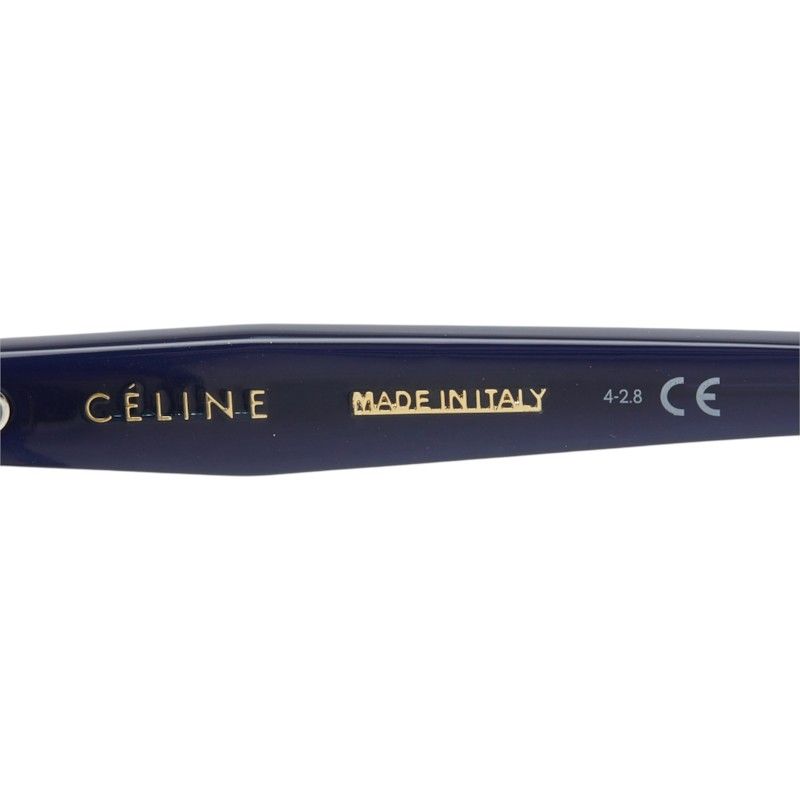 Celine Sunglasses Eyewear Boston Shape Big Blue Acetate — view 6