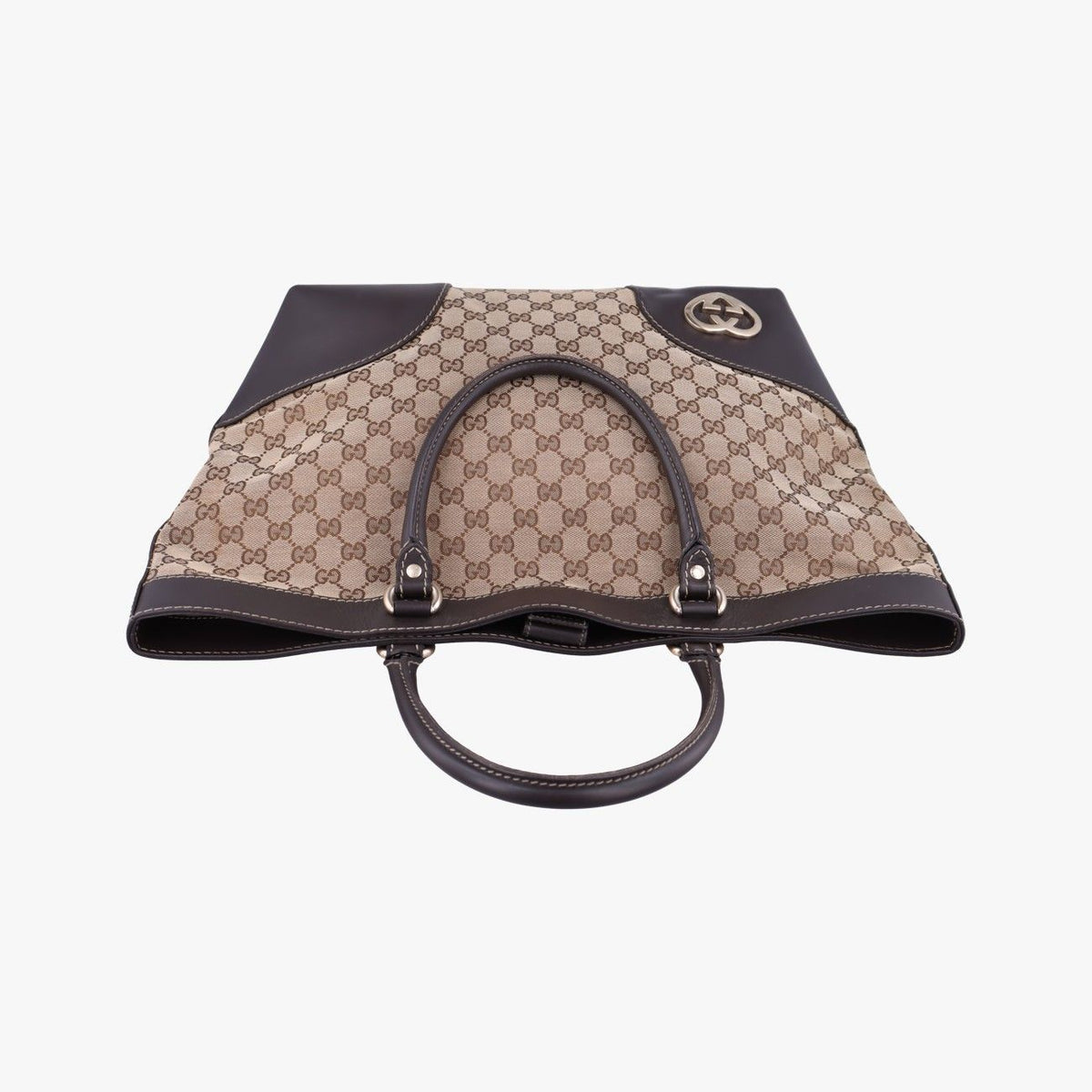 Gucci Lovely Brown Canvas Leather — view 8