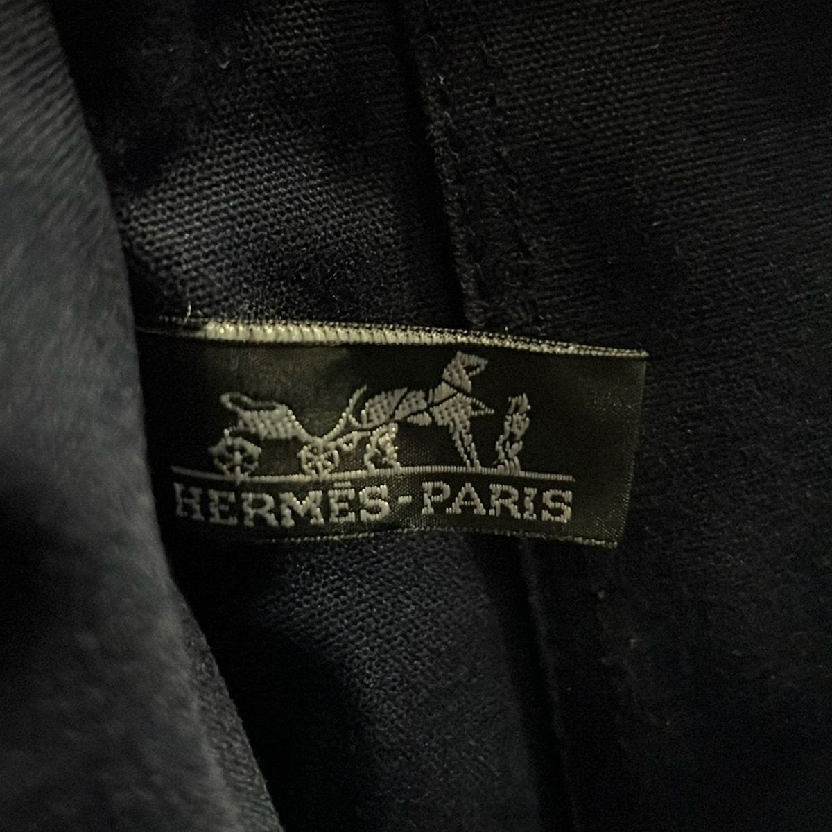 Hermes Tote Bag Fourre Tout MM Navy Dark Green — view 8