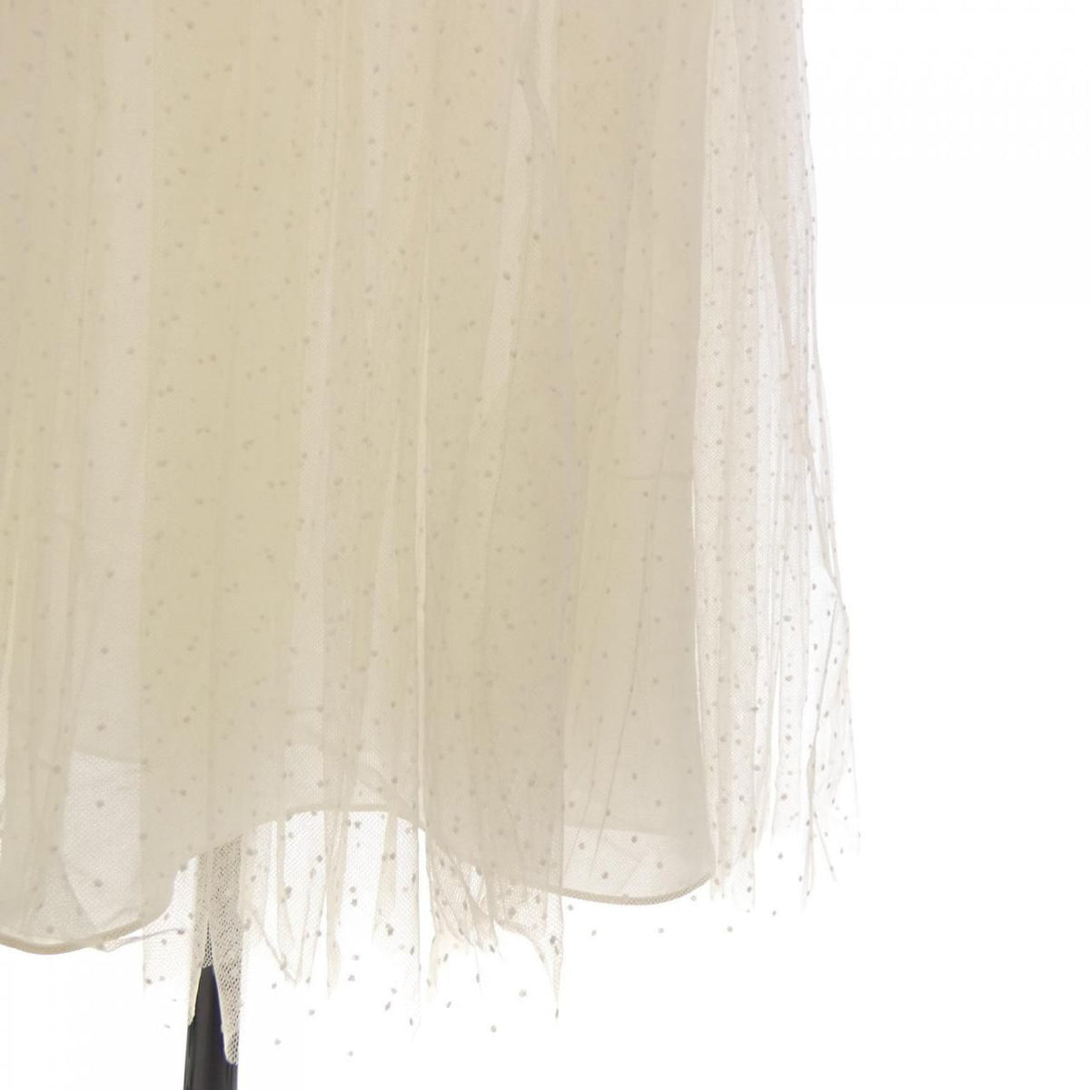 Dior Pleated Midi Skirt Plume Tite Tulle — view 6