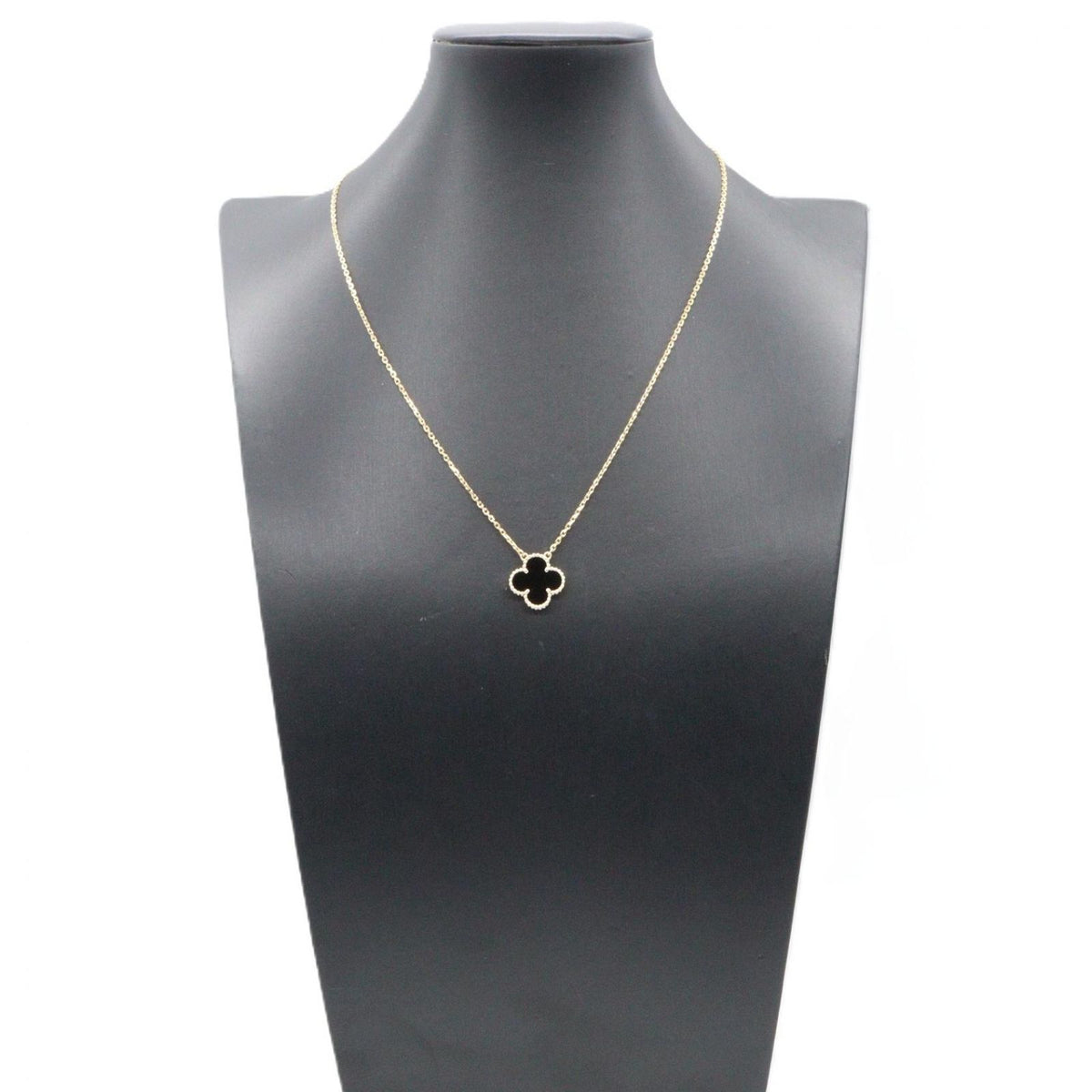 Van Cleef & Arpels Necklace Vintage Alhambra Onyx 18k — view 6