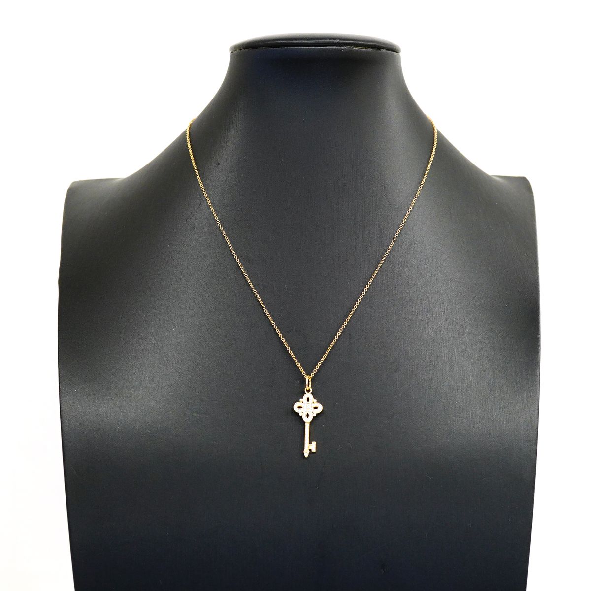 Tiffany & Co Necklace Victoria Key 18k Pink Gold Diamond — view 7