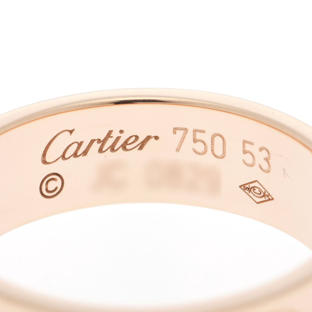 Cartier Love 53 Ring 18k Pink Gold — view 3