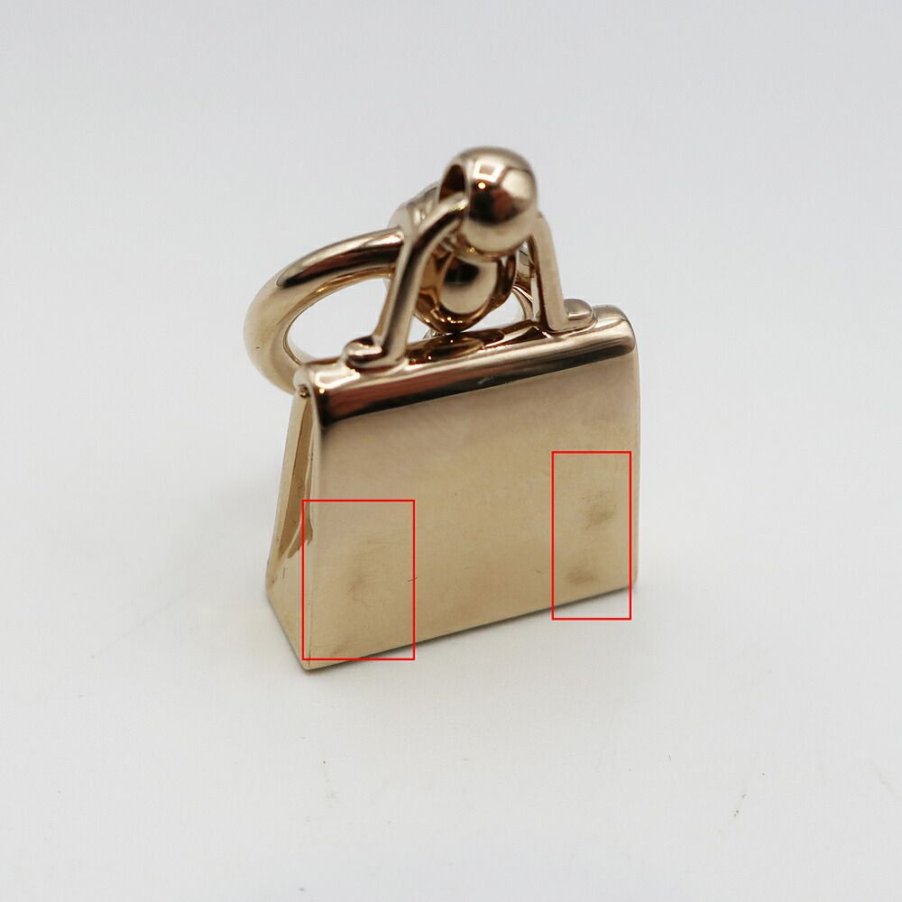 Hermes Scarf Ring Mini Kelly Gold — view 8