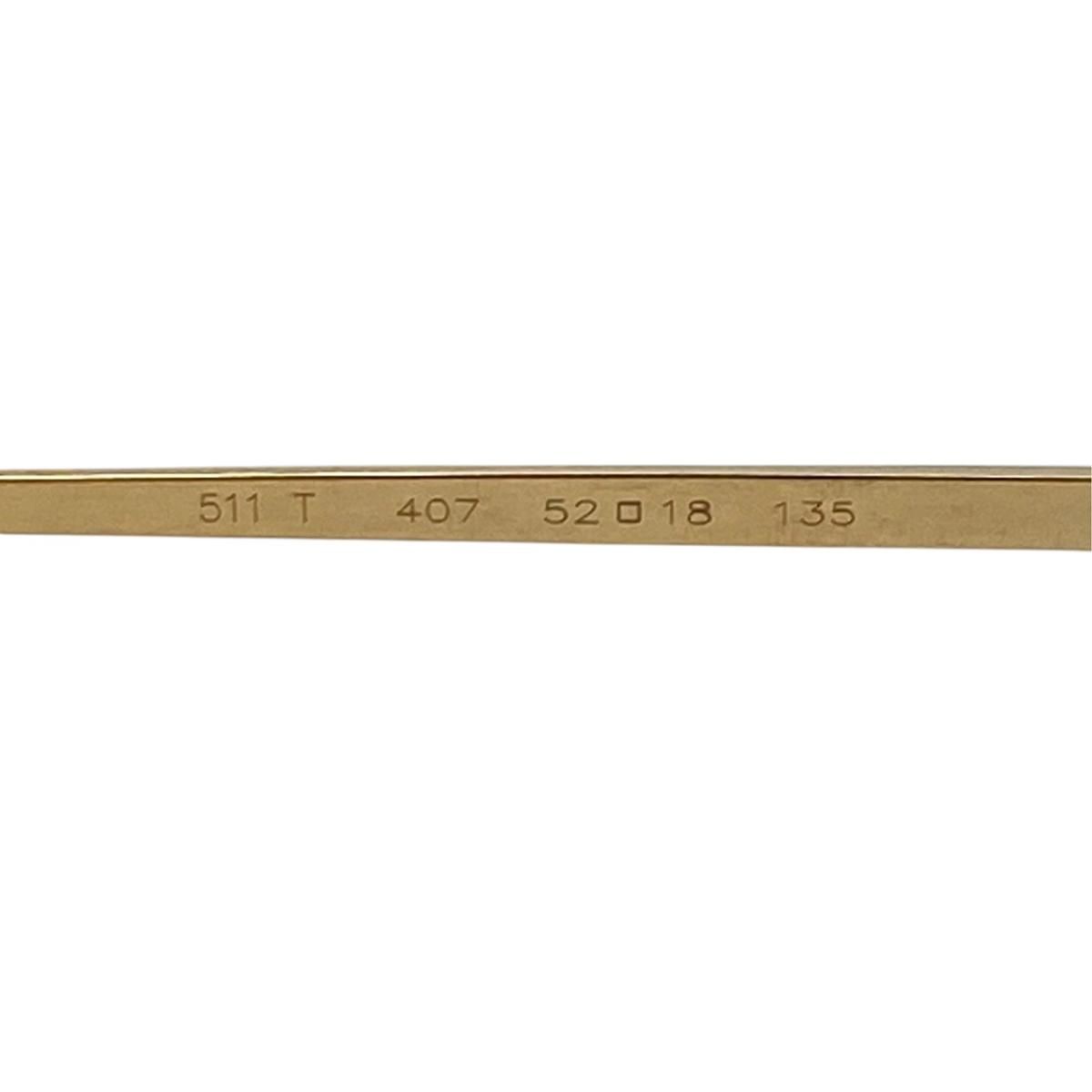 Miu Miu Sunglasses Eyewear Square Cell Frame Metal Logo 53 22 Black Gold — view 8