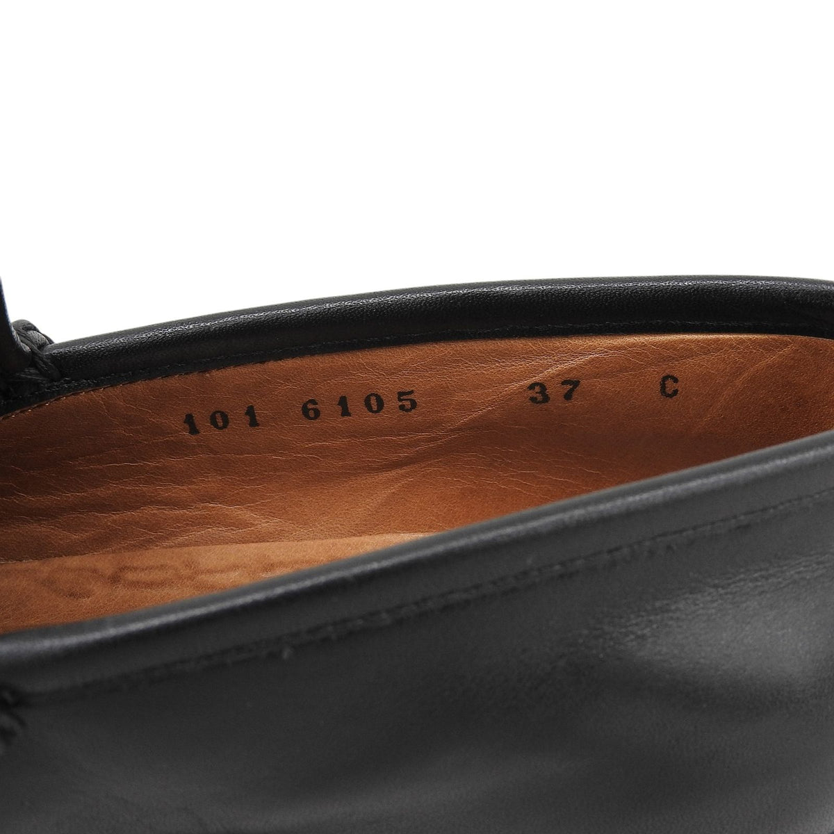 Gucci Review Horsebit Lug Sole Leather Loafers Black Gold — view 8