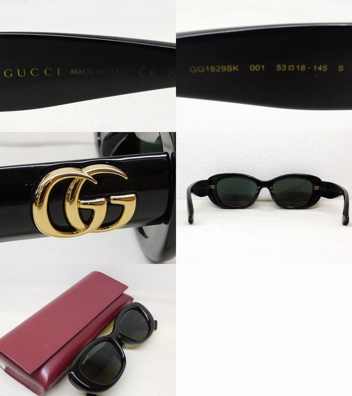 Gucci GG Sunglasses Black Eyewear — view 4