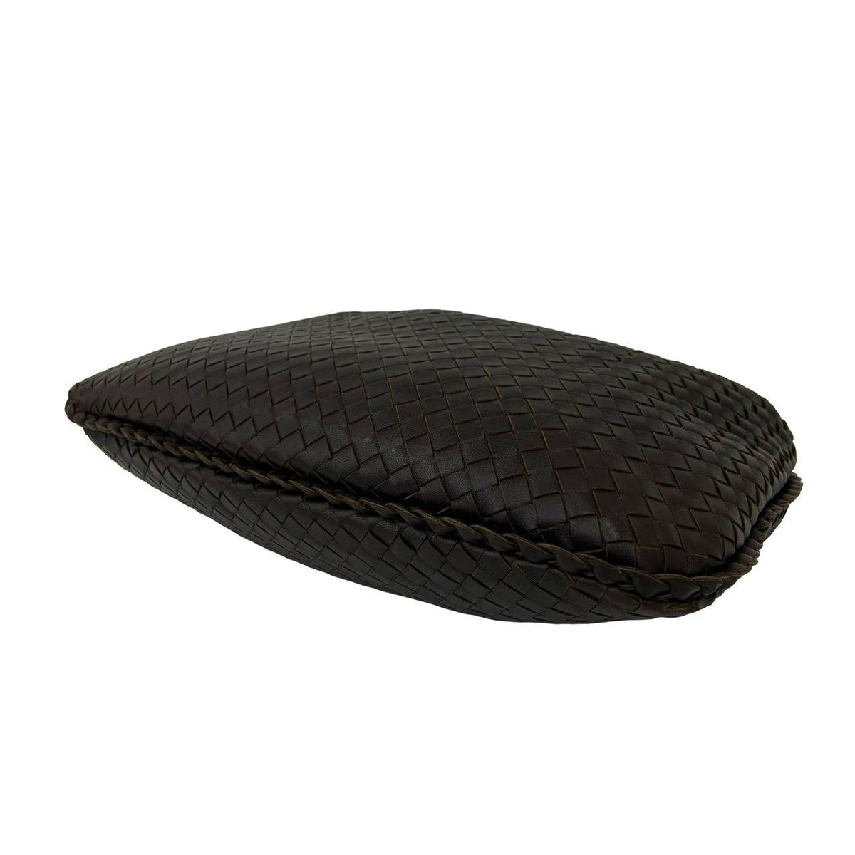 Bottega Veneta Intrecciato Leather Shoulder Bag Brown — view 8