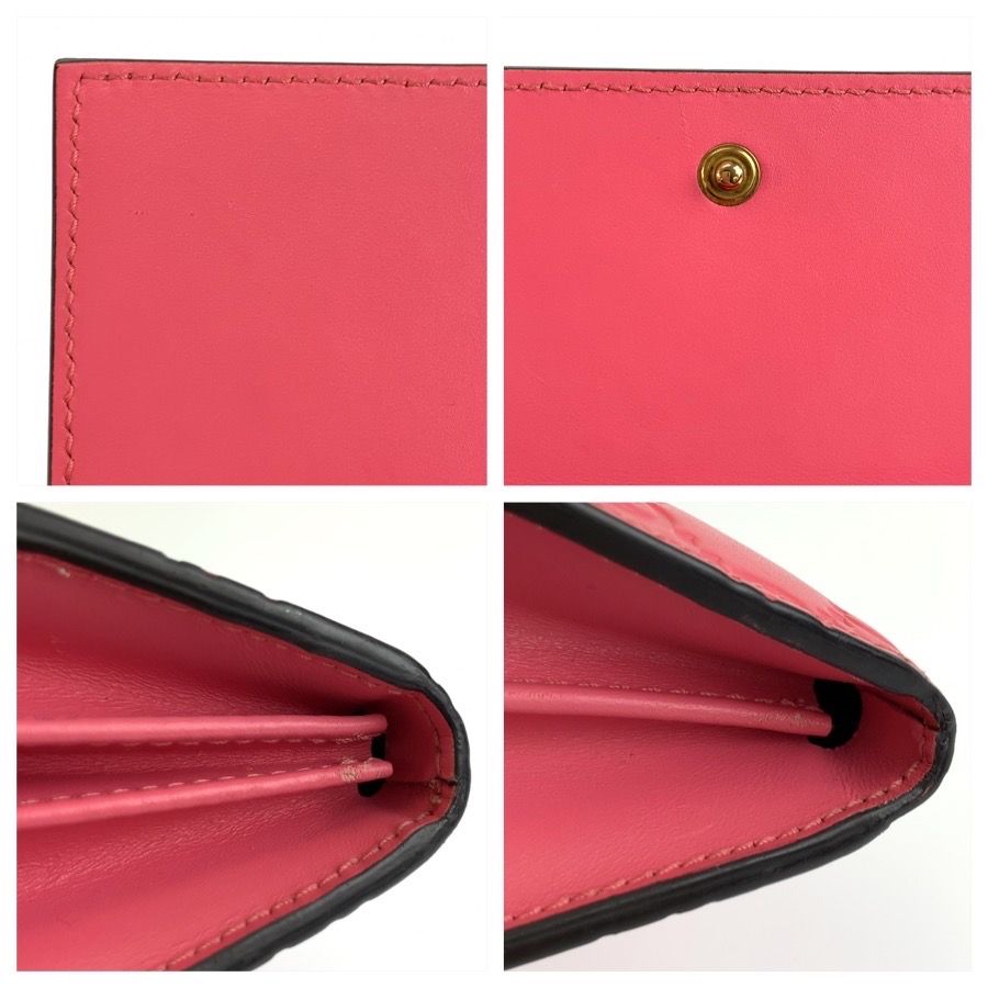Gucci Guccissima Pink Leather Wallet — view 8