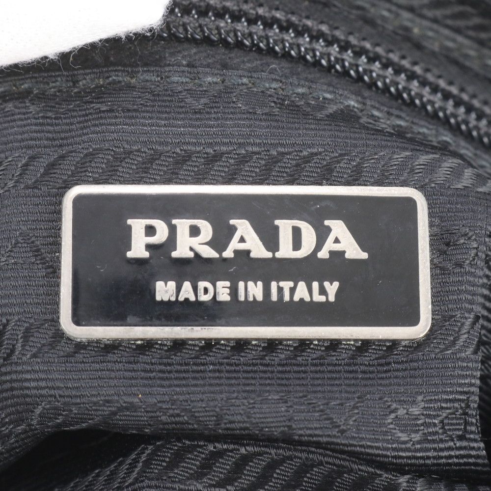 Prada Tessuto Nylon Triangle Logo Shoulder Bag Crossbody Messenger — view 8