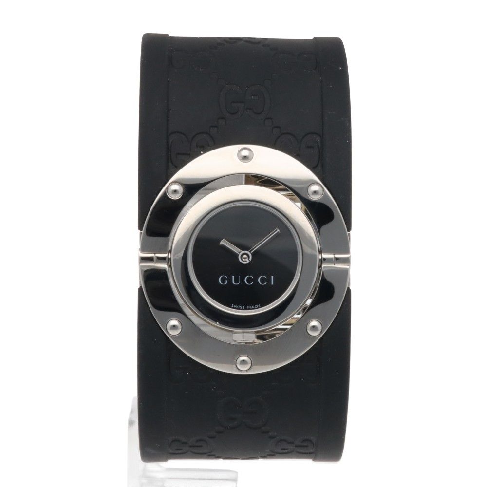 Gucci Noir Watch Clock Stainless Steel 112 Quartz — view 5