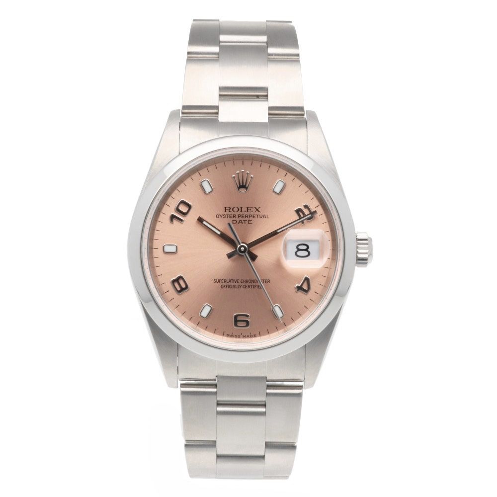 Rolex Date Oyster Perpetual Watch Stainless Steel Automatic — view 8
