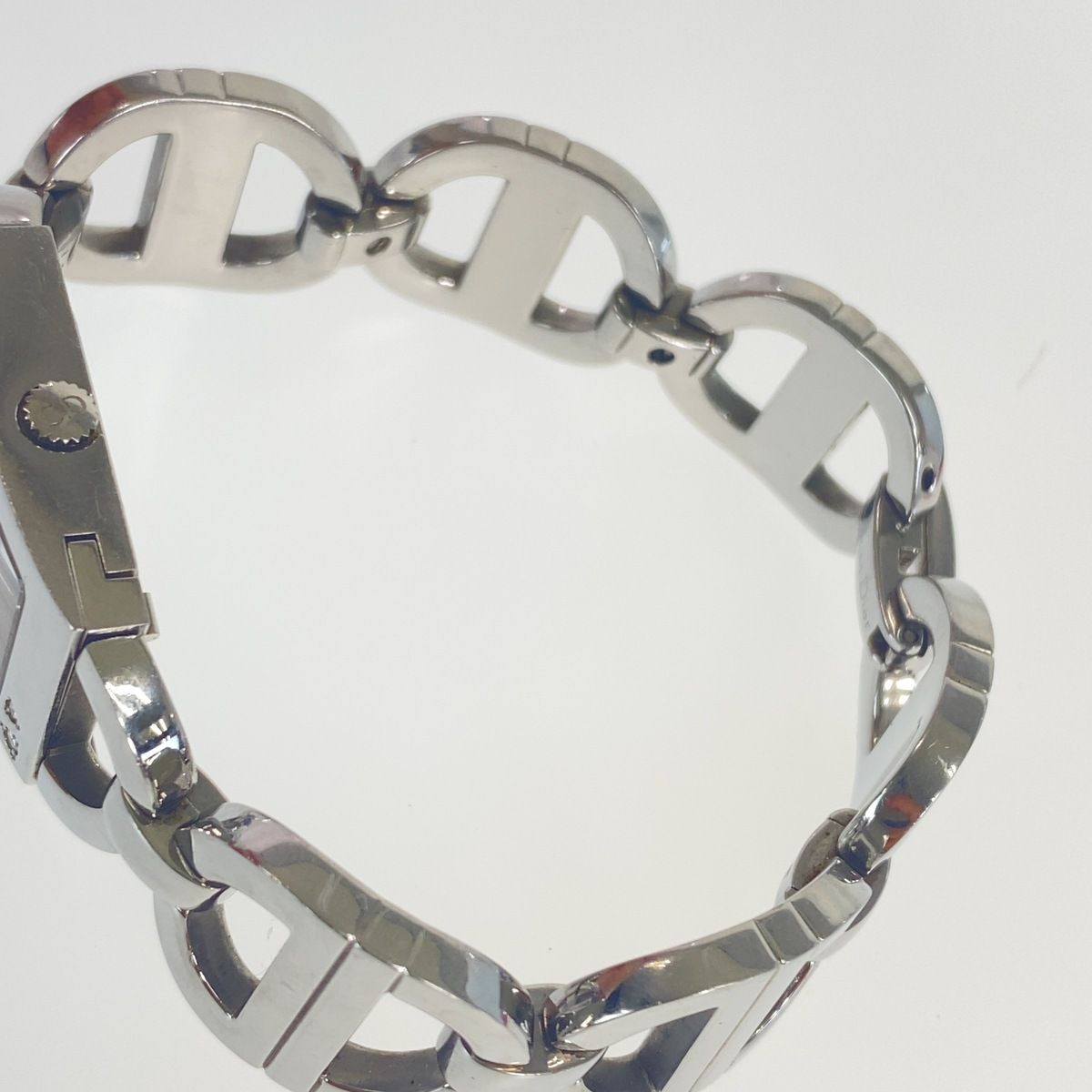 Dior Vintage Malice Square Silver Stainless Steel Watch — view 8