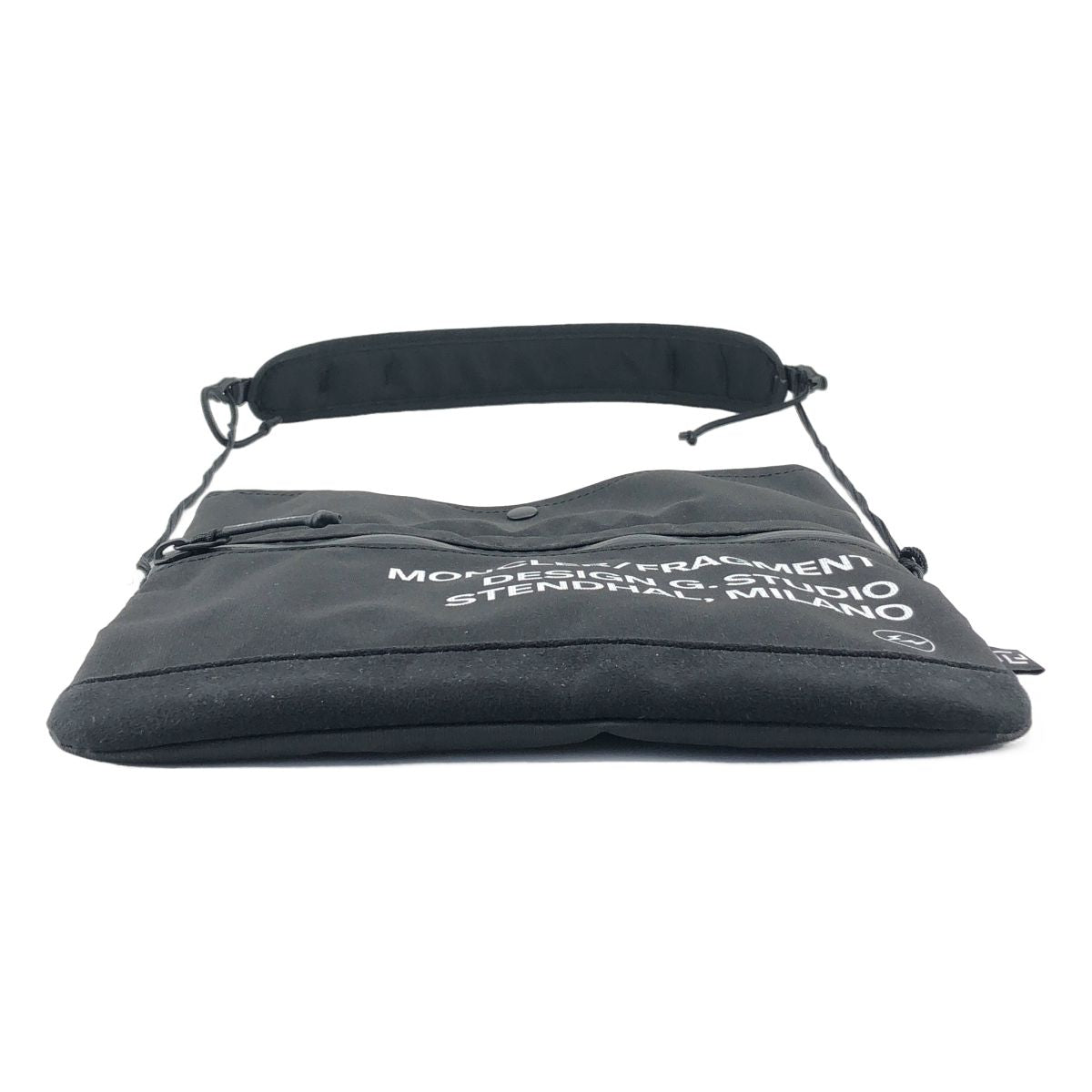 Moncler Fragment Crossbody Shoulder Bag Black — view 8