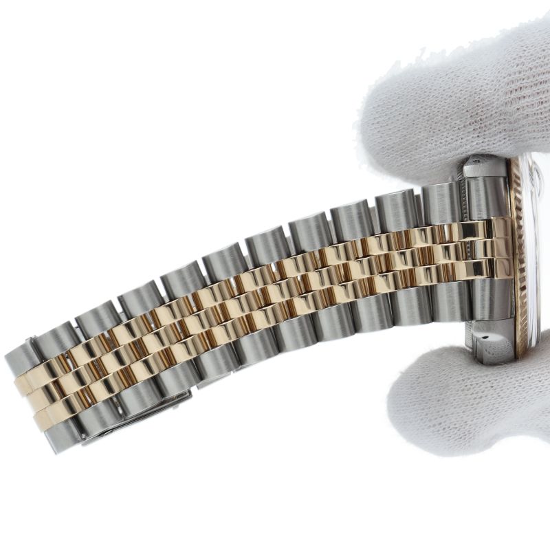 Rolex Datejust Watch Antique 18K Yellow Gold SS Champagne — view 6