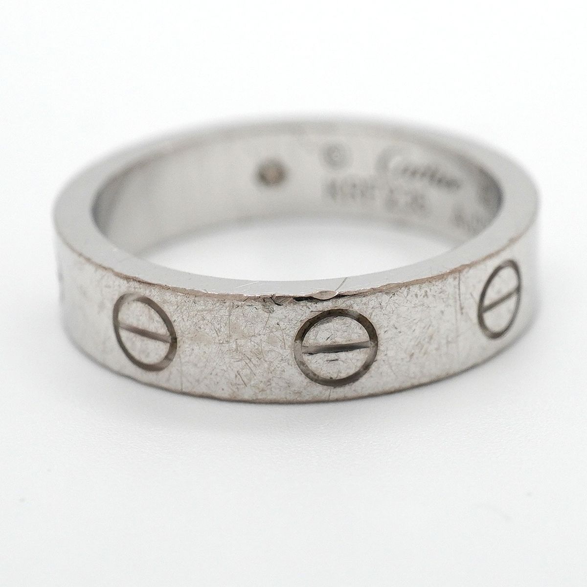 Cartier Ring Mini Love White Gold Diamond — view 8