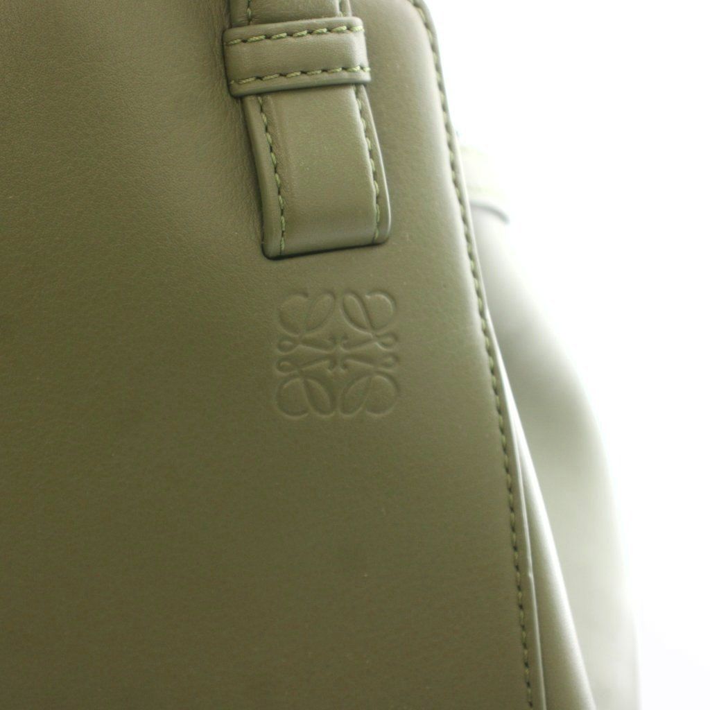 Loewe Hammock Nugget 2-Way Handbag Shoulder Napa Calfskin Anagram Logo Solid — view 8