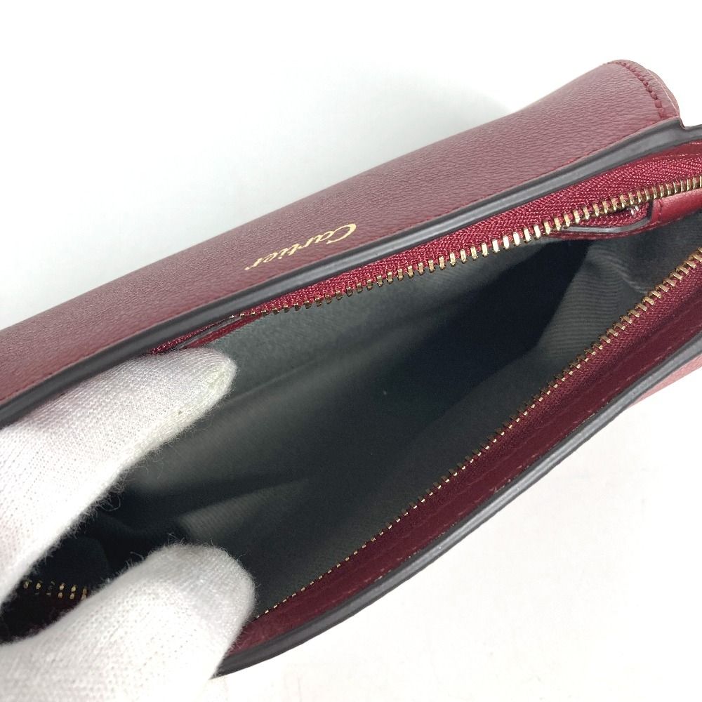 Cartier Makeup Pouch C de Cartier Leather Wine Red — view 8