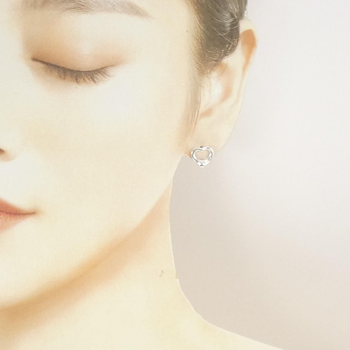 Tiffany & Co Open Heart Earrings — view 4