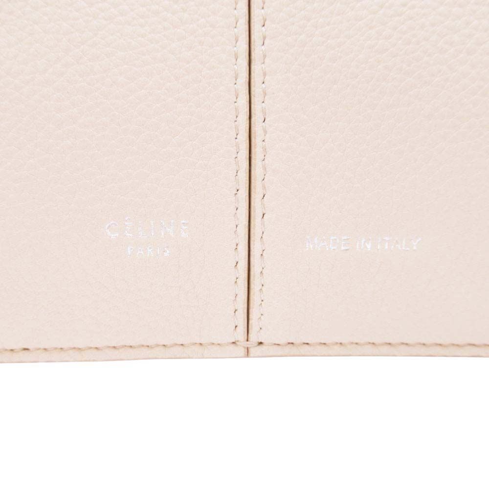 Celine Phoebe Philo Era Trifold Small Tote Handbag Purse Beige — view 8