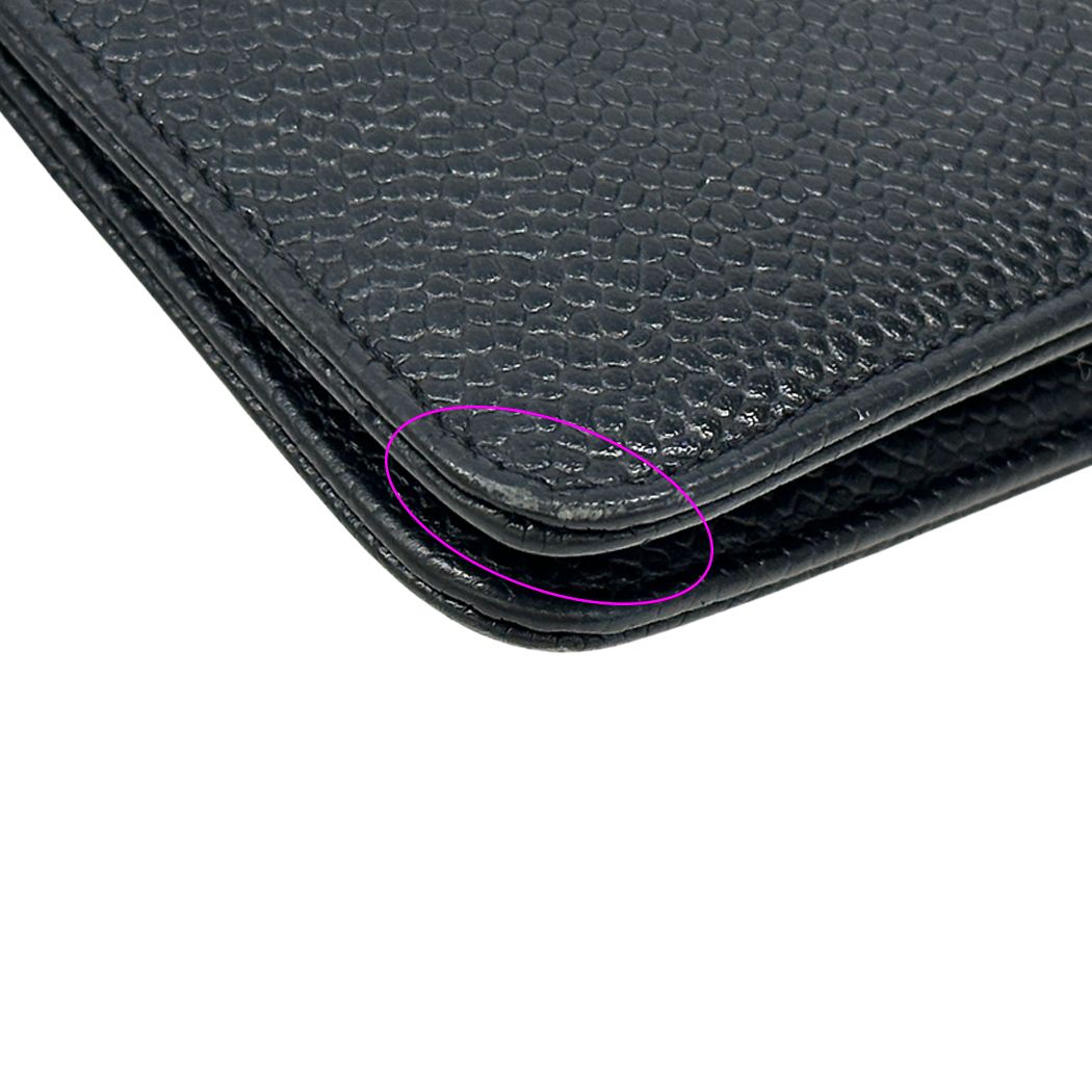 Chanel Agenda Cover CC Logo Leather Black B 6 Hole — view 8