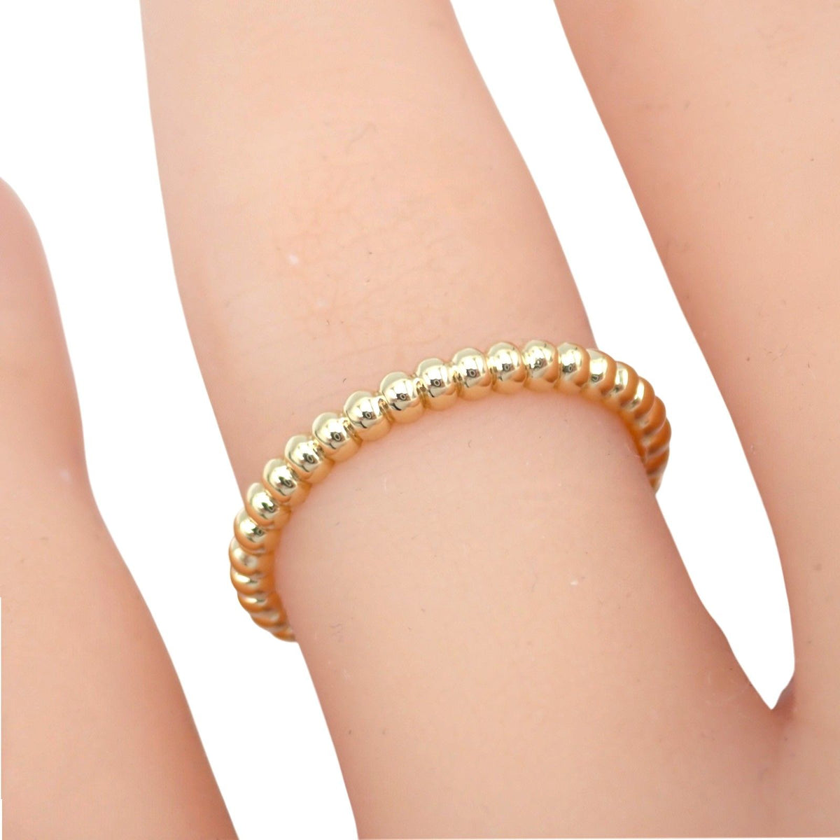 Van Cleef & Arpels Perlee Gold Pearl Small 52 Ring 18K Yellow Genus — view 8