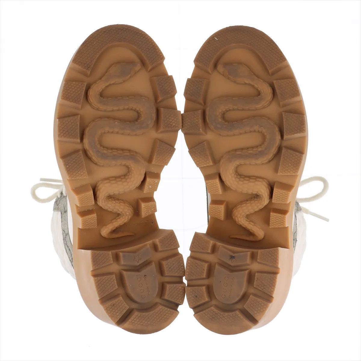 Gucci GG Supreme Quilted Leather Heels Boots Shoes — view 8
