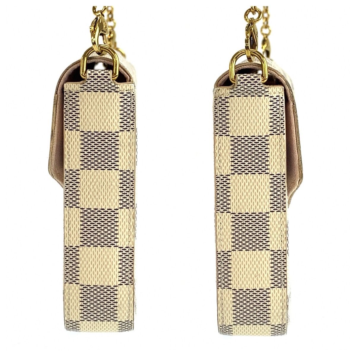 Louis Vuitton Damier Azur Pochette Felicie Shoulder Bag Chain Wallet — view 8
