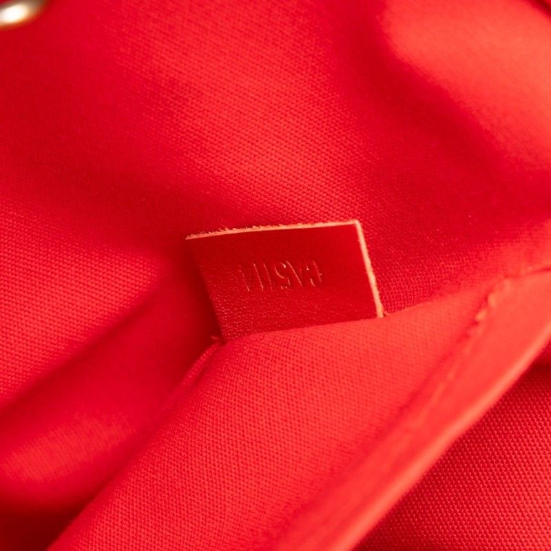 Louis Vuitton Monogram Vernis Montaigne MM 2-Way Shoulder Bag Cerise Patent — view 7