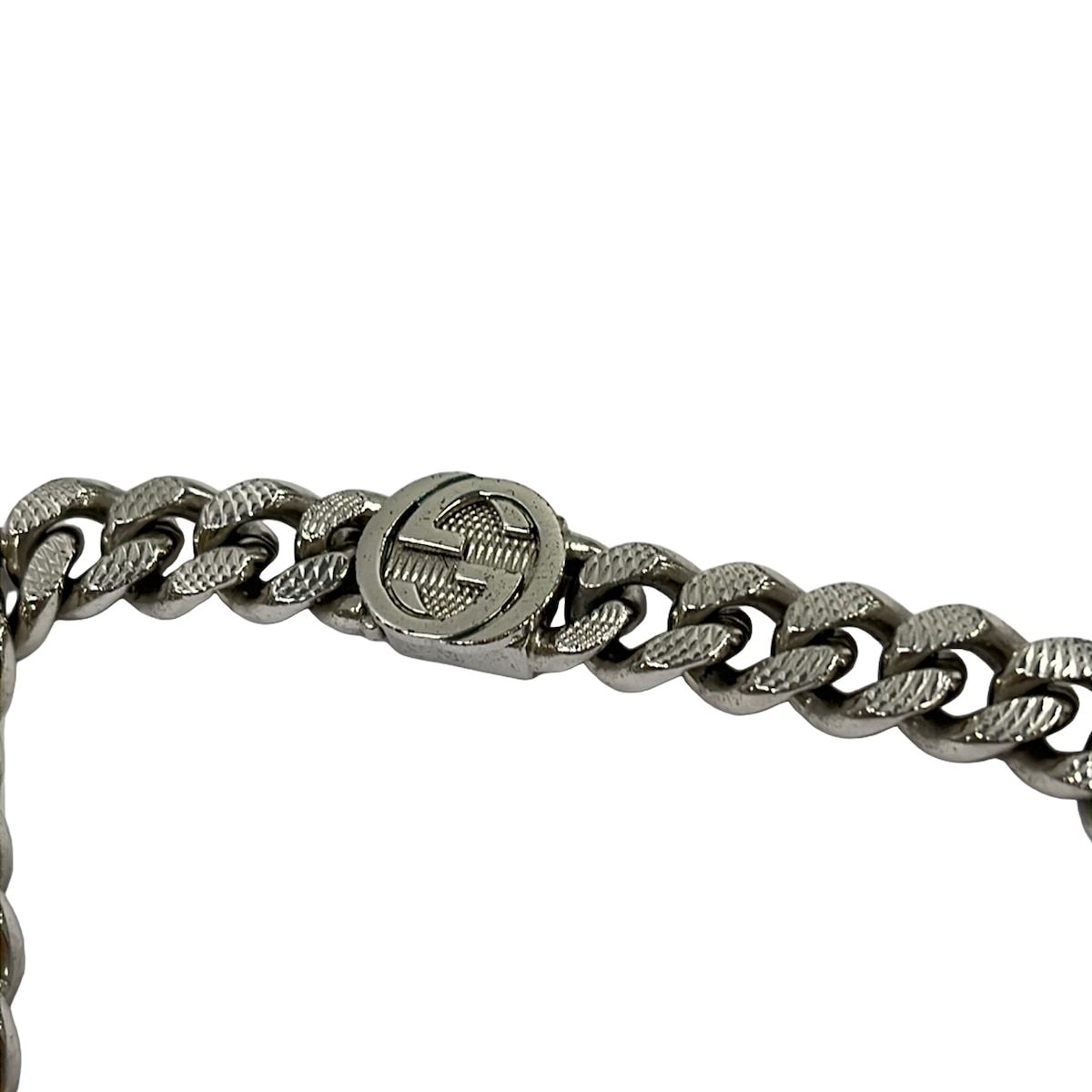 Gucci Necklace Silver Interlocking — view 4