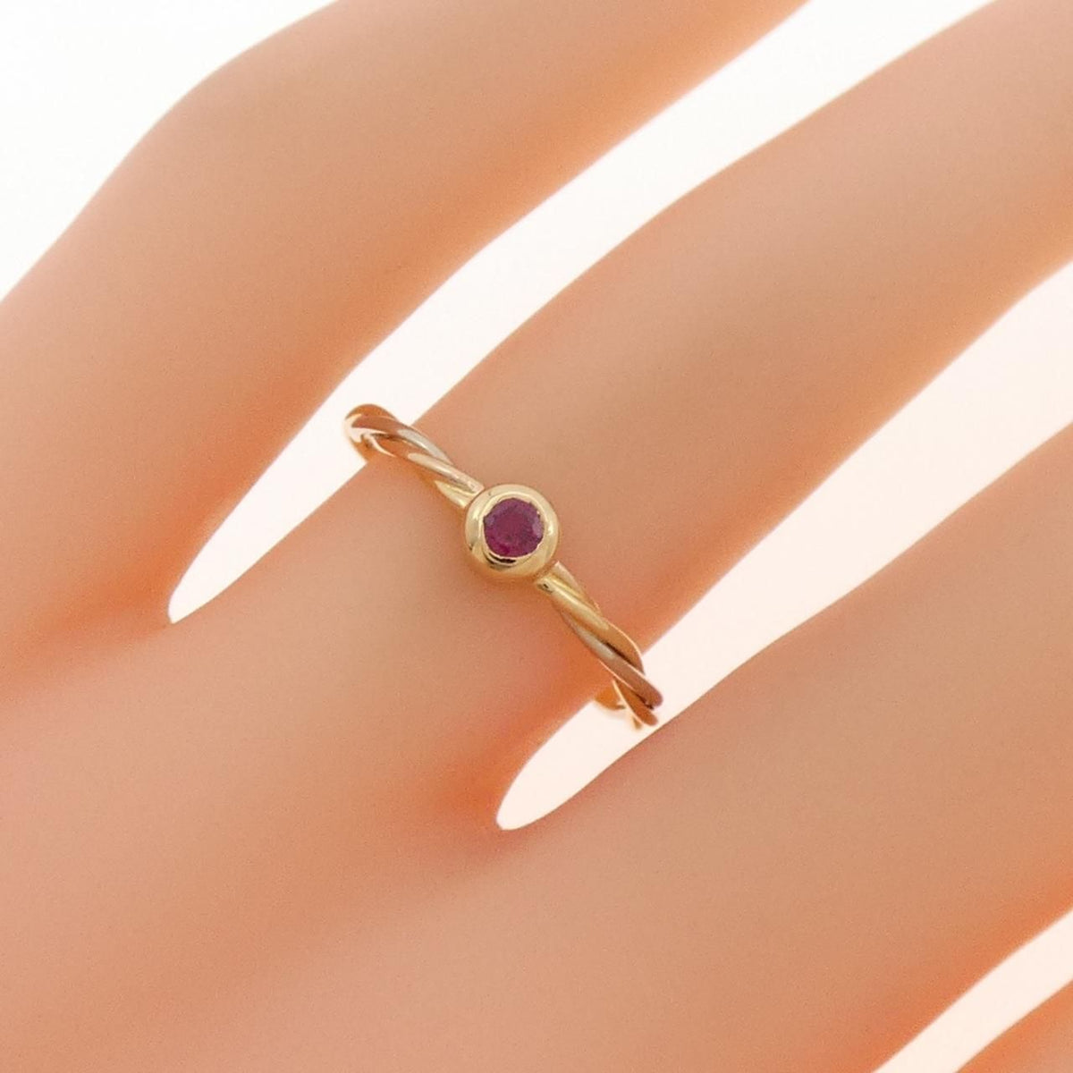 Cartier Vintage Three Gold Twist Ring — view 5