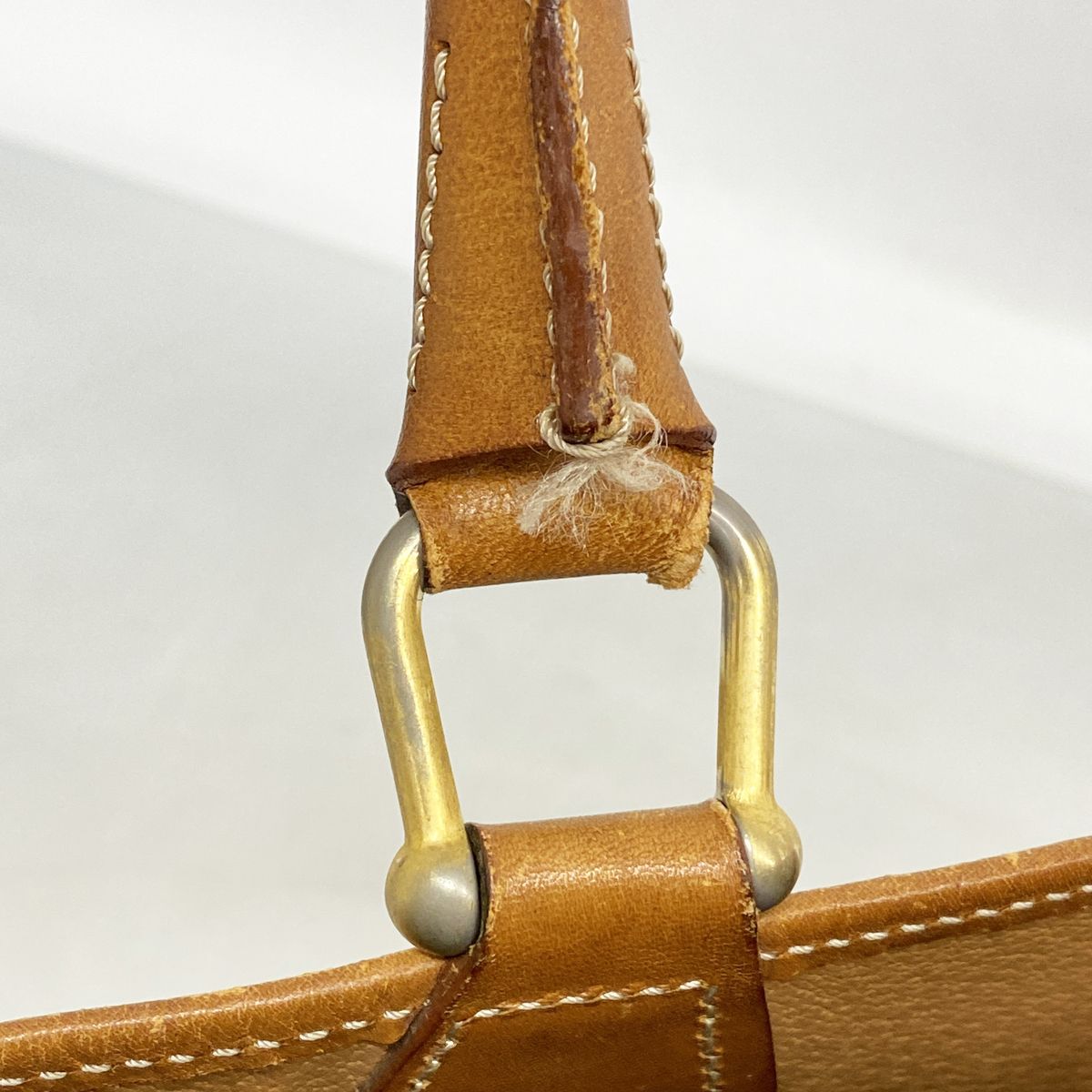 Celine Handbag Macadam Brown Gold — view 8
