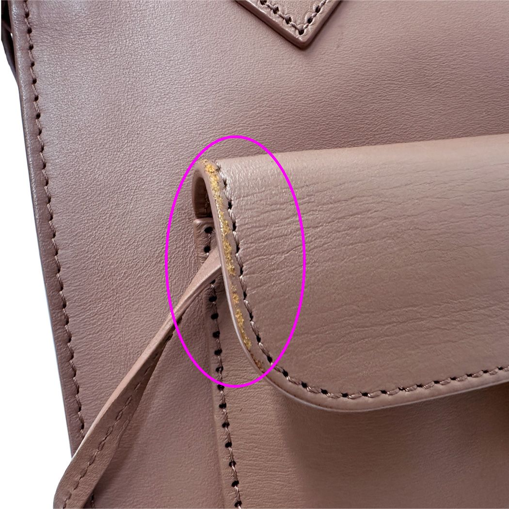 Balenciaga 2-Way Shoulder Bag Leather Padlock Mini All Afternoon Pink Beige — view 8