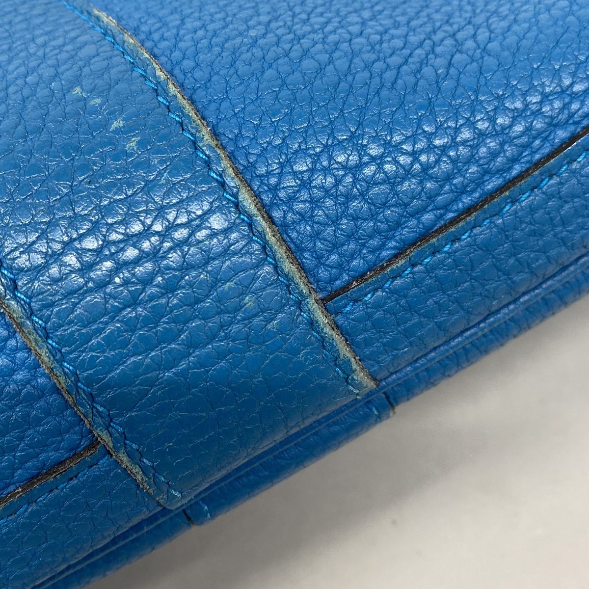Hermes Tote Bag Garden Party PM Negonda Blue Zanzibar Silver — view 8