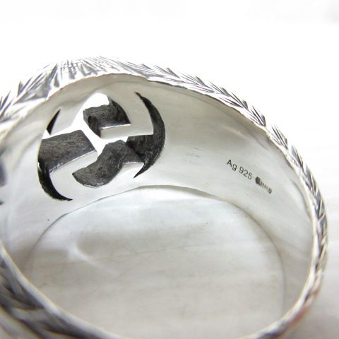 Gucci Arabesque Interlocking G Ring 925 Sterling Silver — view 7