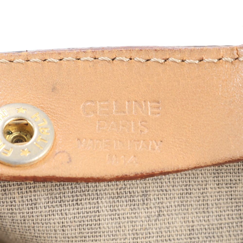 Celine Macadam Leather Tote Bag Shoulder — view 8