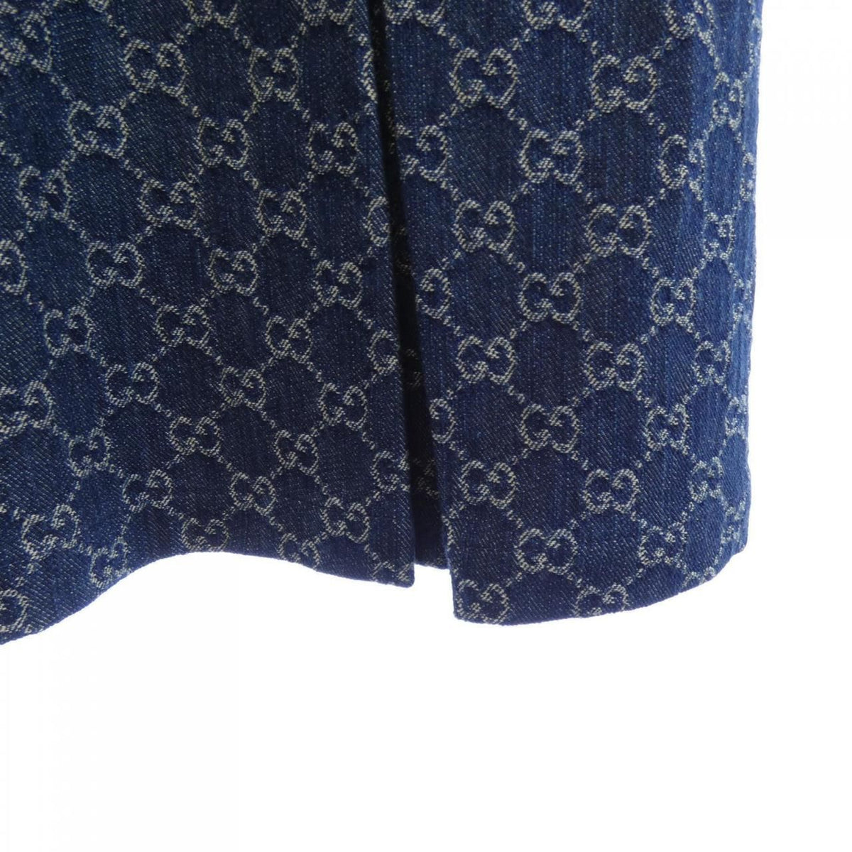 Gucci Washed Organic Denim Skirt — view 7