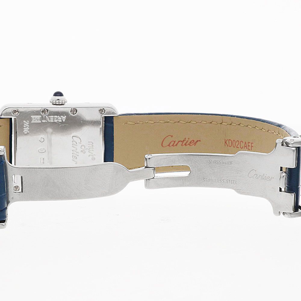Cartier Must Tank MM Watch 925 Sterling Silver Quartz — view 8