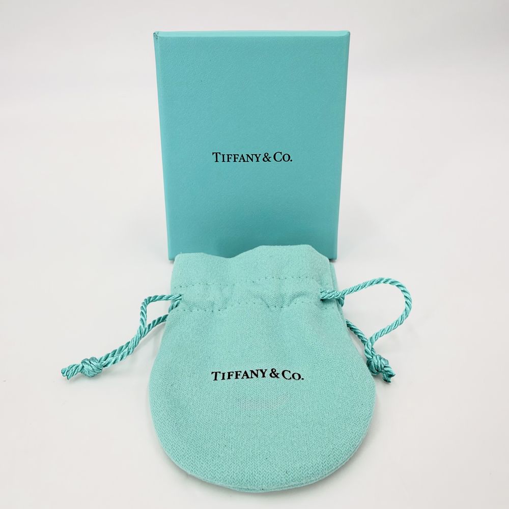 Tiffany & Co Necklace T Two Pendant Adjustable 18K White Gold Turquoise — view 7