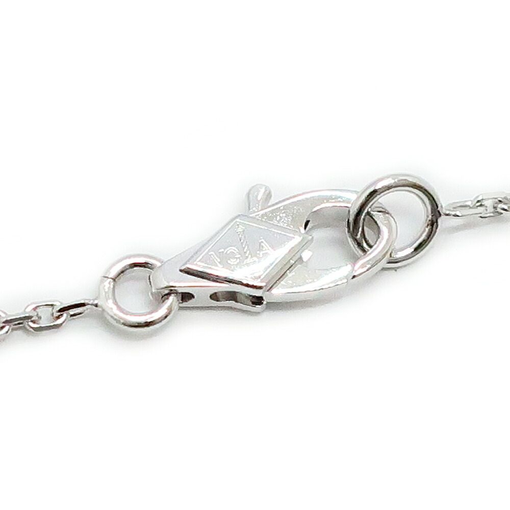 Van Cleef & Arpels Sweet Alhambra Necklace 18K White Gold Diamond — view 8