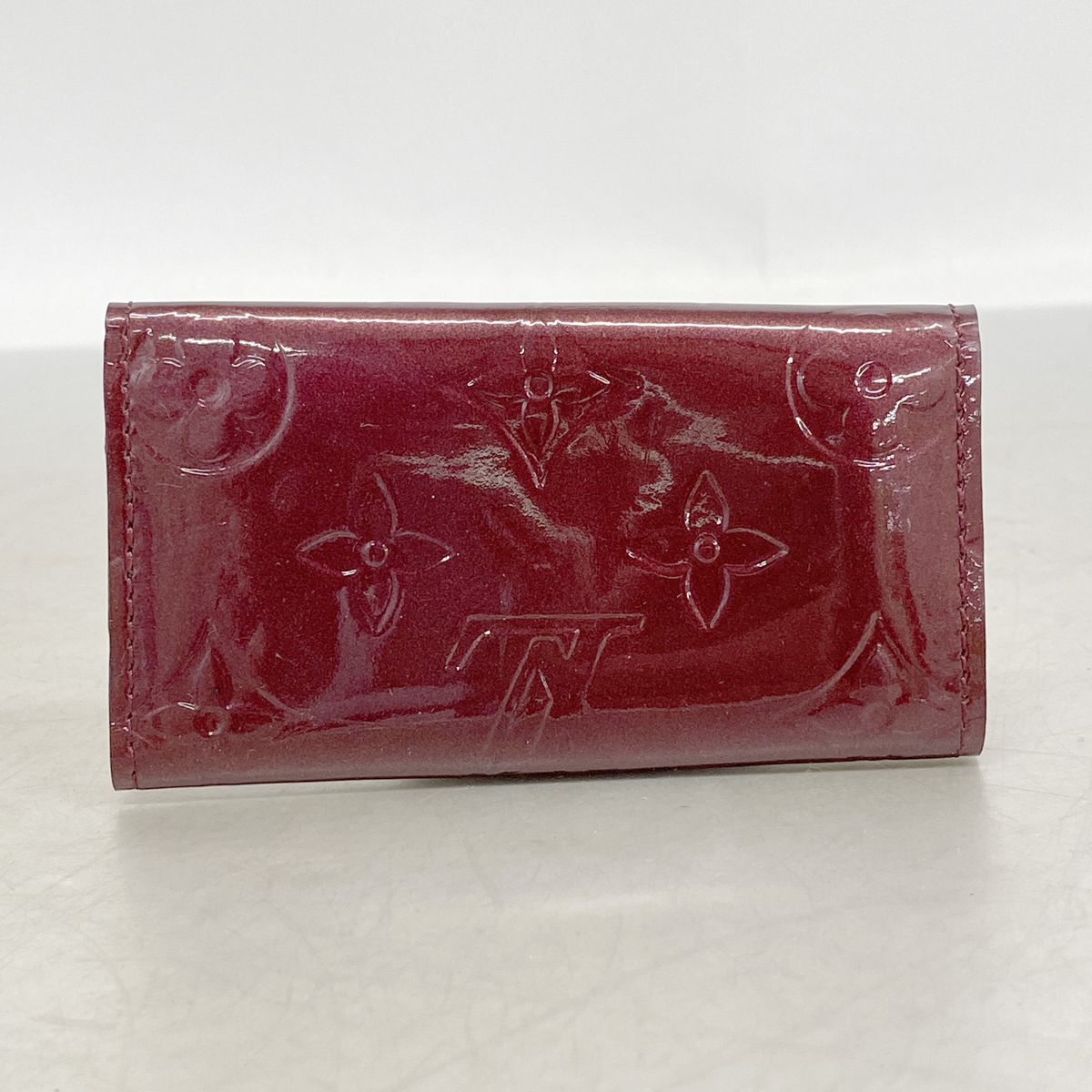 Louis Vuitton Key Case Vernis Multicles 4 Rouge Fauvist Key Holder — view 8