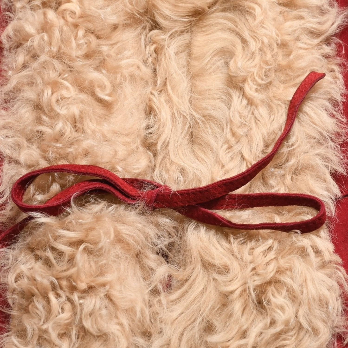 Dolce & Gabbana Suede Vintage Fleece Jacket Polyester Red — view 8
