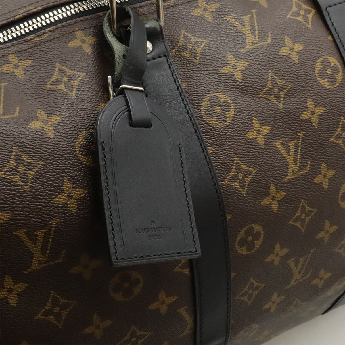 Louis Vuitton Monogram Macassar Keepall Bandoliere 55 Boston Bag Travel Bag