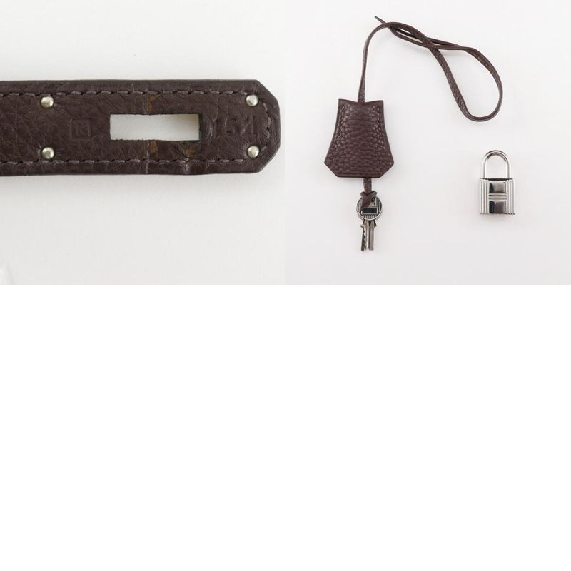 Hermes Birkin 40 Togo Brown/silver Hardware □K Ladies Handbag