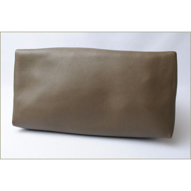 Celine Shoulder Bag Clutch ALL Soft Black Orange Khaki 17218 — view 9